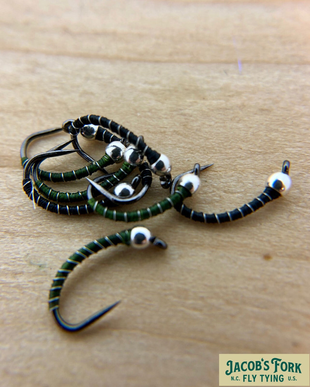Midge Nymphs- 3 Styles  Jujube, D-Rib & Bead Head Zebra