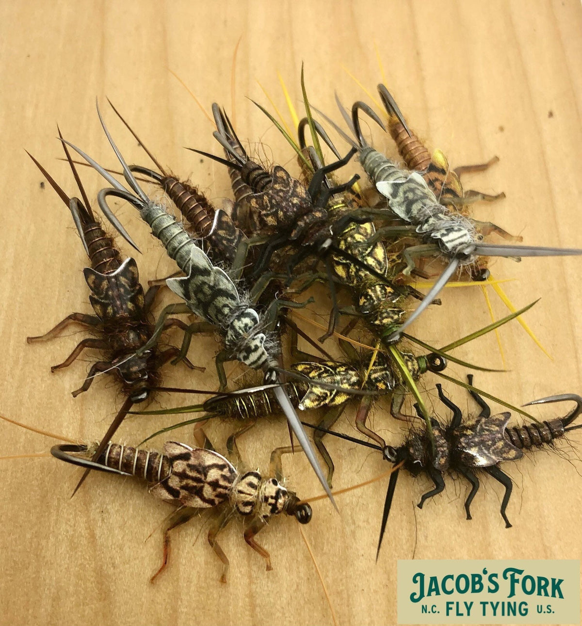 Realistic Style Stonefly Nymphs
