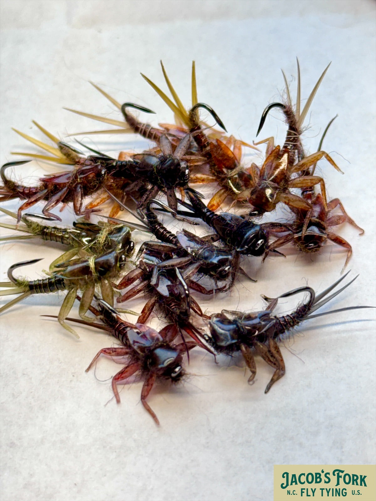 Realistic Style Mayfly Nymphs
