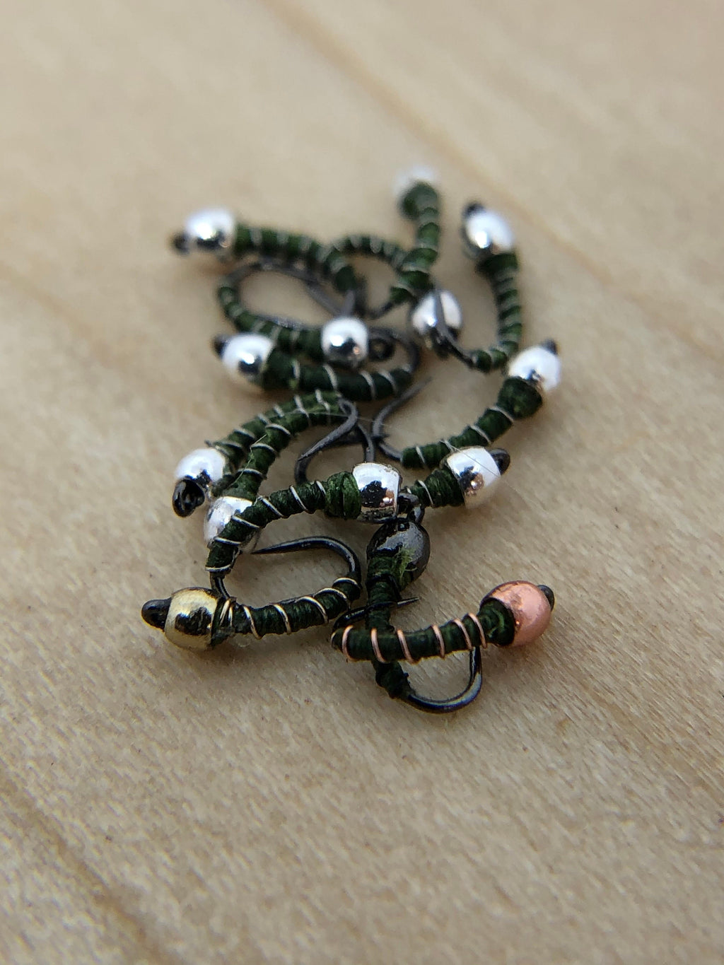 Midge Nymphs- 3 Styles  Jujube, D-Rib & Bead Head Zebra