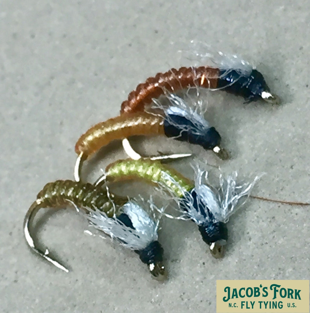 Midge Nymphs- 3 Styles  Jujube, D-Rib & Bead Head Zebra