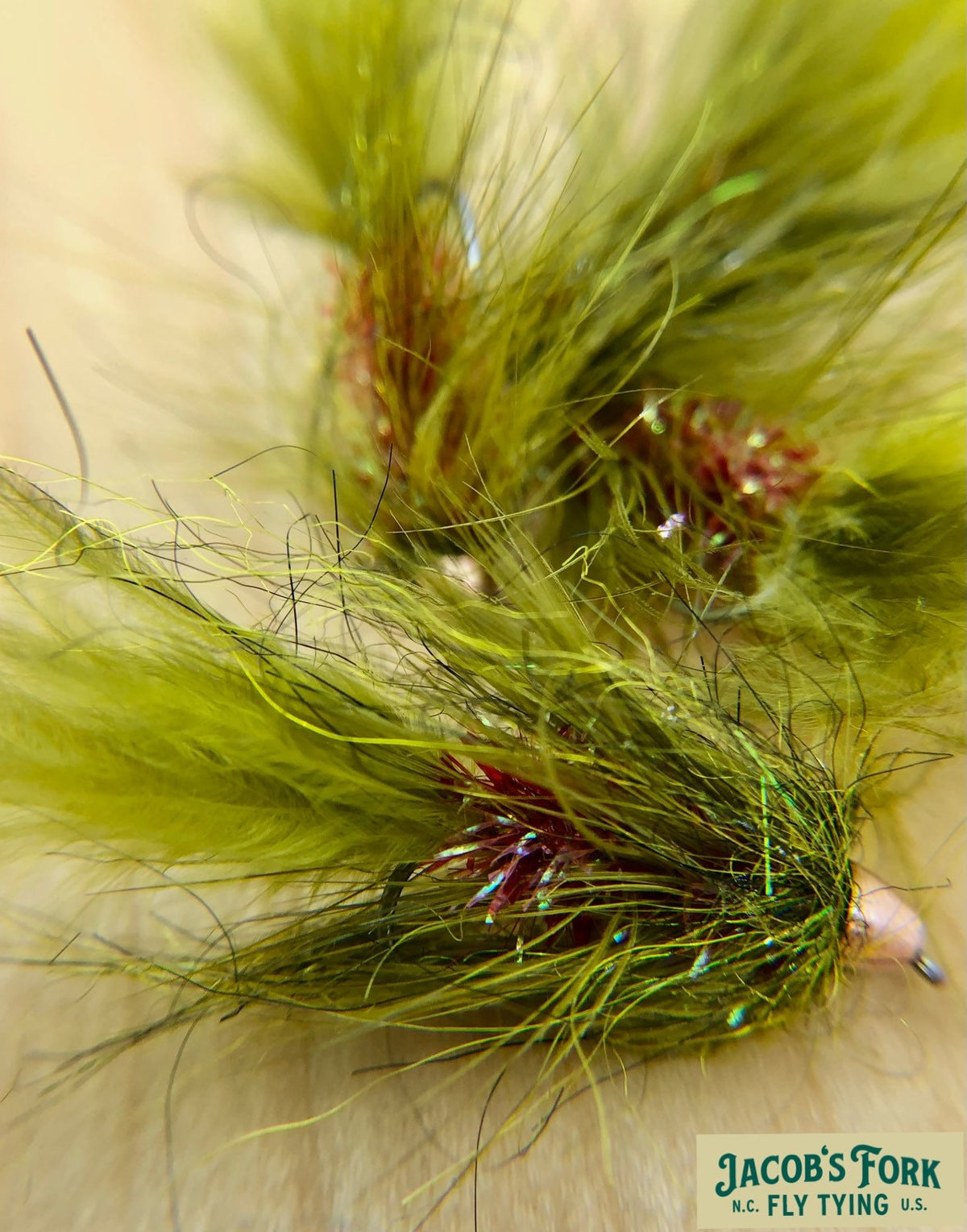 Tate's Complex Twist Grinch Wooly Bugger